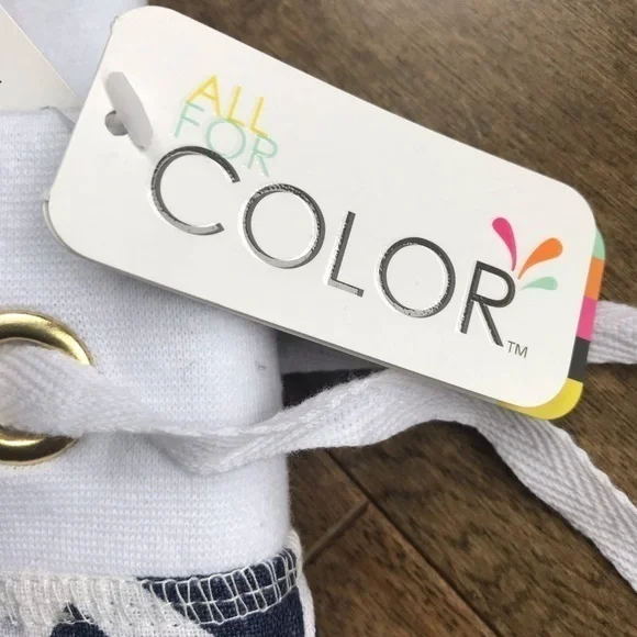 NWT All For Color Nautical Tide Linen Beach Pants M - Picture 3 of 7